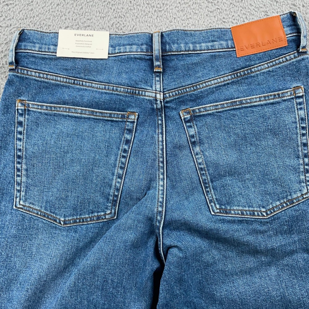 Everlane The Original Cheeky Jean Womens 30 Blue Straight Leg High Rise 31x26 - Picture 2 of 11